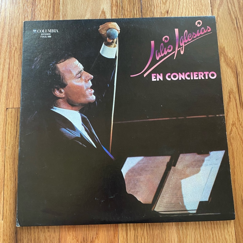 Julio Iglesias En Concierto Vinyl Record 1983